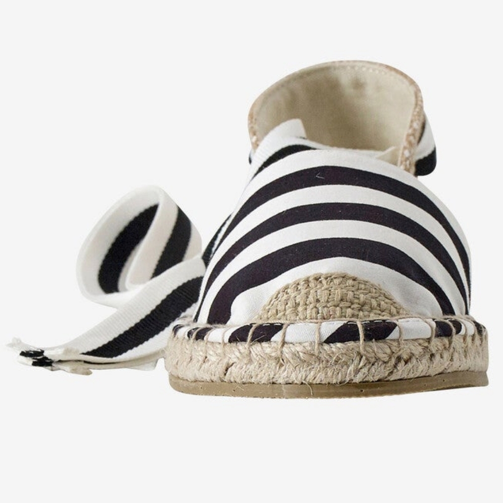 NIB Lace-Up Flat Espadrilles - Picture 2 of 11